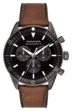 Buy Shop Movado Heritage Series 29mm Calendoplan Chronograph Black Dial Brown Leather Strap Watch For Men - 3650060 USA Online