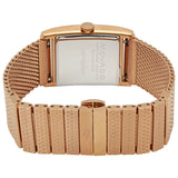 Buy Shop Movado Heritage White Mother of Pearl Dial Rose Gold Mesh Bracelet Watch For Women - 3650041 USA Online