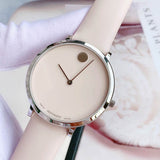 Buy Shop Movado Museum 70th Anniversary Special Edition White Dial White Leather Strap Watch For Women - 0607139 USA Online