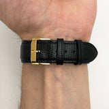Buy Shop Movado Museum Black Dial Black Leather Strap Watch For Men - 2100005 USA Online