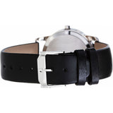Buy Shop Movado Museum Black Dial Black Leather Strap Watch For Men - 606502 USA Online