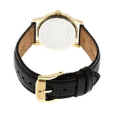 Buy Shop Movado Museum Black Dial Black Leather Strap Watch For Women - 2100006 USA Online