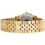 Buy Shop Movado Museum Black Dial Gold Steel Strap Watch For Men - 606997 USA Online