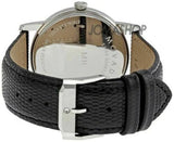 Buy Shop Movado Museum Blue Dial Black Leather Strap Watch For Men - 2100009 USA Online