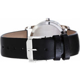 Buy Shop Movado Museum Black Dial Black Leather Strap Watch For Men - 606502 USA Online