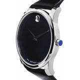 Buy Shop Movado Museum Classic Blue Dial Black Leather Strap Watch for Men - 606610 USA Online