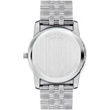 Buy Shop Movado Museum Diamonds Black Dial Silver Steel Strap Watch For Men - 606878 USA Online
