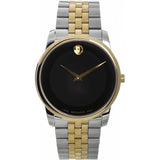 Buy Shop Movado Museum Classic Black Dial Two Tone Steel Strap Watch For Men - 606899 USA Online