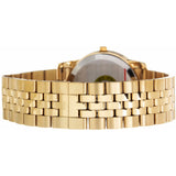 Buy Shop Movado Museum Black Dial Gold Steel Strap Watch For Men - 606997 USA Online