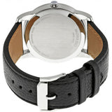Buy Shop Movado Museum Black Dial Black Leather Strap Watch For Men - 607012 USA Online