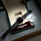 Buy Shop Movado Museum Classic Black Dial Black Leather Strap Watch for Men - 0607194 USA Online