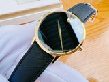 Buy Shop Movado Museum Classic Black Dial Black Leather Strap Watch for Men - 0607196 USA Online