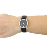 Buy Shop Movado Museum Classic Black Dial Black Leather Strap Watch For Women - 0606503 USA Online