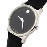 Buy Shop Movado Museum Classic Black Dial Black Leather Strap Watch For Women - 0606503 USA Online