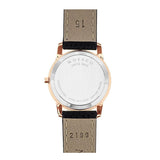 Buy Shop Movado Museum Classic Black Dial Black Leather Strap Watch For Women - 0607015 USA Online