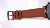 Buy Shop Movado Museum Classic Black Dial Brown Leather Strap Watch for Men - 0607198 USA Online