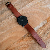 Buy Shop Movado Museum Classic Black Dial Brown Leather Strap Watch for Men - 0607198 USA Online