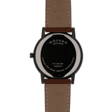 Buy Shop Movado Museum Classic Black Dial Brown Leather Strap Watch for Men - 0607198 USA Online