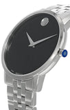 Buy Shop Movado Museum Classic Black Dial Silver Steel Strap Watch for Men - 0607199 USA Online