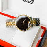 Buy Shop Movado Museum Classic Black Dial Two Tone Steel Strap Watch for Men - 0607200 USA Online