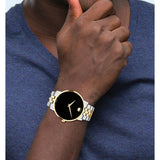 Buy Shop Movado Museum Classic Black Dial Two Tone Steel Strap Watch for Men - 0607200 USA Online