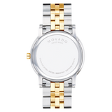 Buy Shop Movado Museum Classic Black Dial Two Tone Steel Strap Watch for Men - 0607200 USA Online