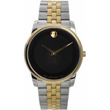 Buy Shop Movado Museum Classic Black Dial Two Tone Steel Strap Watch For Men - 606899 USA Online