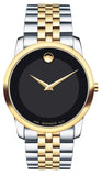 Buy Shop Movado Museum Classic Black Dial Two Tone Steel Strap Watch For Men - 606899 USA Online