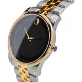 Buy Shop Movado Museum Classic Black Dial Two Tone Steel Strap Watch For Women - 0606605 USA Online