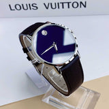 Buy Shop Movado Museum Classic Blue Dial Black Leather Strap Watch for Men - 0607197 USA Online