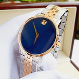 Buy Shop Movado Museum Classic Blue Dial Two Tone Steel Strap Watch for Men - 0607267 USA Online