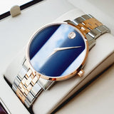 Buy Shop Movado Museum Classic Blue Dial Two Tone Steel Strap Watch for Men - 0607267 USA Online