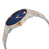 Buy Shop Movado Museum Classic Blue Dial Two Tone Steel Strap Watch for Men - 0607267 USA Online