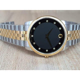 Buy Shop Movado Museum Classic Diamonds Black Dial Two Tone Steel Strap Watch For Men - 0606879 USA Online