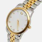 Buy Shop Movado Museum Classic Diamonds Mother of Pearl Dial Two Tone Steel Strap Watch For Women - 0606613 USA Online