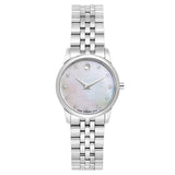 Buy Shop Movado Museum Classic Mother of Pearl Dial Silver Steel Strap Watch For Women - 0606612 USA Online