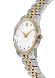 Buy Shop Movado Museum Classic Mother of Pearl White Dial Two Tone Steel Strap Watch for Women - 0607077 USA Online