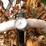 Buy Shop Movado Museum Quartz Silver Dial Black Leather Strap Watch For Men - 2100001 USA Online