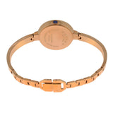 Buy Shop Movado Rondiro 22mm Black Dial Rose Gold Steel Strap Watch For Women - 0607065 USA Online