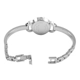 Buy Shop Movado Rondiro 22mm Black Dial Silver Steel Strap Watch For Women - 0606796 USA Online