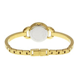 Buy Shop Movado Rondiro 22mm Black Dial Yellow Gold Steel Strap Watch For Women - 0606888 USA Online