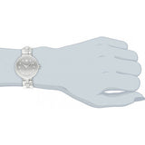 Buy Shop Movado Sapphire Diamonds Silver Dial Silver Steel Strap Watch For Women - 606814 USA Online