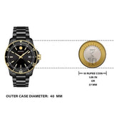 Buy Shop Movado Series 800 Black Dial Black Steel Strap Watch For Men - 2600161 USA Online