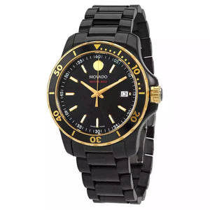 Buy Shop Movado Series 800 Black Dial Black Steel Strap Watch For Men - 2600161 USA Online