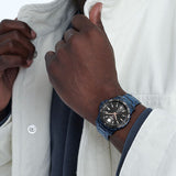 Buy Shop Movado Series 800 Black Dial Blue Ion Plated Steel Strap Watch for Men - 2600139 USA Online