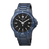 Buy Shop Movado Series 800 Black Dial Blue Ion Plated Steel Strap Watch for Men - 2600139 USA Online