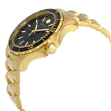 Buy Shop Movado Series 800 Black Dial Gold Steel Strap Watch For Men - 2600145 USA Online