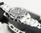 Buy Shop Movado Series 800 Black Dial Silver Steel Strap Watch For Men - 2600135 USA Online