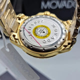 Buy Shop Movado Series 800 Blue Dial Gold Steel Strap Watch For Men - 2600144 USA Online
