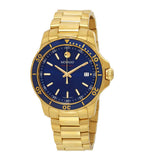 Buy Shop Movado Series 800 Blue Dial Gold Steel Strap Watch For Men - 2600144 USA Online